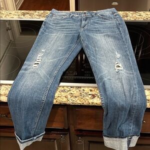 White House Black Market Light Blue Boyfriend Jeans